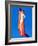 Pin-Up with Large Red Hat-null-Framed Art Print