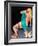 Pin-Up With Puppy-Peter Driben-Framed Art Print