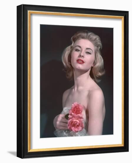 Pin-Up with Roses-Charles Woof-Framed Photographic Print