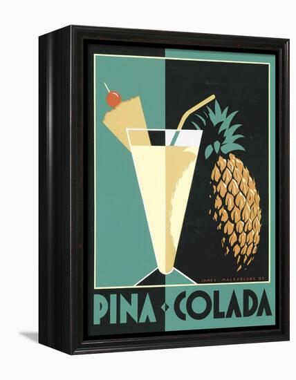 Pina Colada-Brian James-Framed Stretched Canvas