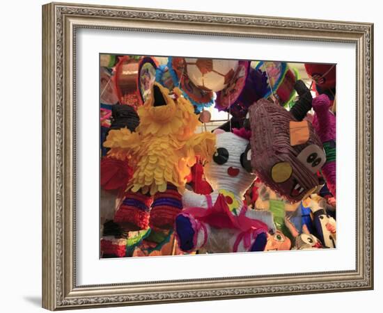 Pinatas, Market, Xochimilco, Mexico City, Mexico, North America-Wendy Connett-Framed Photographic Print