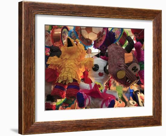 Pinatas, Market, Xochimilco, Mexico City, Mexico, North America-Wendy Connett-Framed Photographic Print