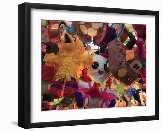 Pinatas, Market, Xochimilco, Mexico City, Mexico, North America-Wendy Connett-Framed Photographic Print