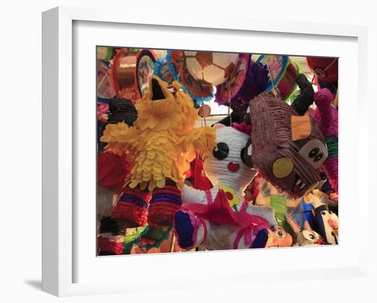 Pinatas, Market, Xochimilco, Mexico City, Mexico, North America-Wendy Connett-Framed Photographic Print