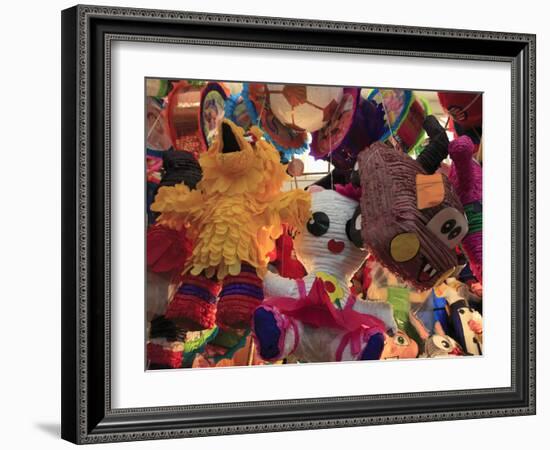 Pinatas, Market, Xochimilco, Mexico City, Mexico, North America-Wendy Connett-Framed Photographic Print