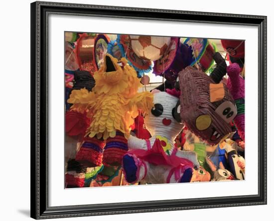 Pinatas, Market, Xochimilco, Mexico City, Mexico, North America-Wendy Connett-Framed Photographic Print