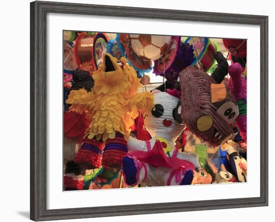 Pinatas, Market, Xochimilco, Mexico City, Mexico, North America-Wendy Connett-Framed Photographic Print