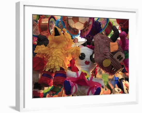 Pinatas, Market, Xochimilco, Mexico City, Mexico, North America-Wendy Connett-Framed Photographic Print