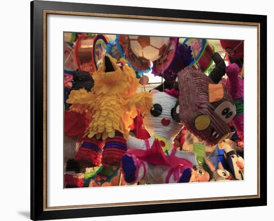 Pinatas, Market, Xochimilco, Mexico City, Mexico, North America-Wendy Connett-Framed Photographic Print