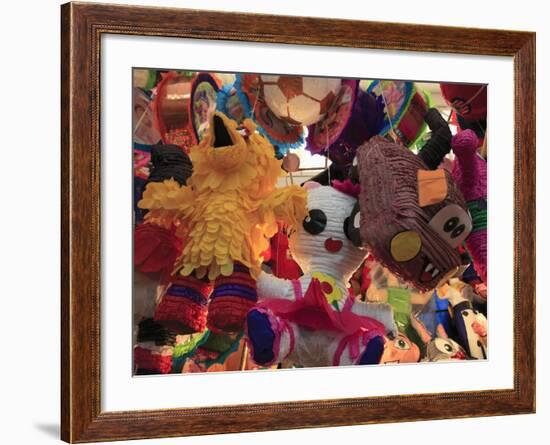 Pinatas, Market, Xochimilco, Mexico City, Mexico, North America-Wendy Connett-Framed Photographic Print