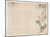 Pine and a Peony Flower, 1860-Tanomura Sh?sai-Mounted Giclee Print