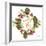 Pine Cone Christmas Wreath III-Gina Ritter-Framed Art Print