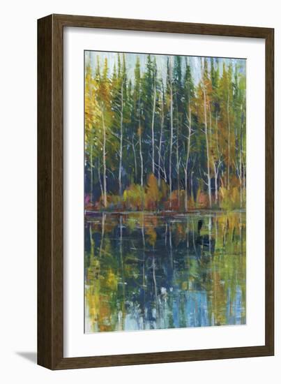 Pine Reflection I-Tim O'toole-Framed Art Print