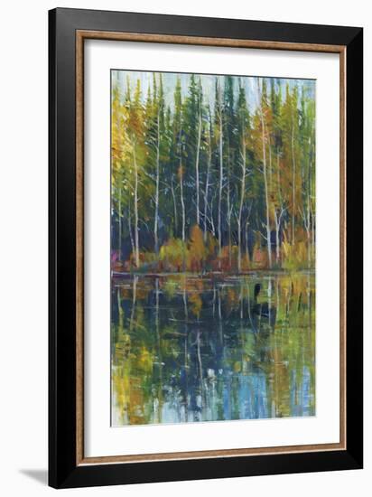 Pine Reflection I-Tim O'toole-Framed Art Print