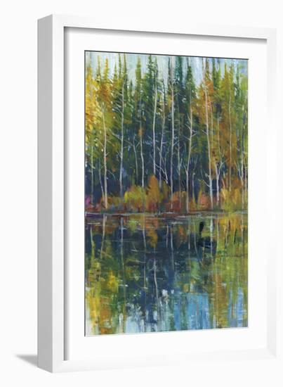 Pine Reflection I-Tim O'toole-Framed Art Print