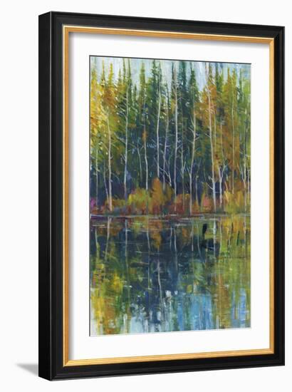 Pine Reflection I-Tim O'toole-Framed Art Print