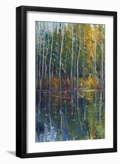 Pine Reflection II-Tim O'toole-Framed Art Print
