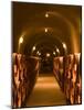 Pine Ridge Winery Cask Room, Yountville, Napa Valley, California-Walter Bibikow-Mounted Photographic Print