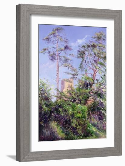 Pine Tree and Tower-Timothy Easton-Framed Giclee Print