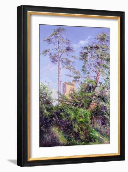 Pine Tree and Tower-Timothy Easton-Framed Giclee Print