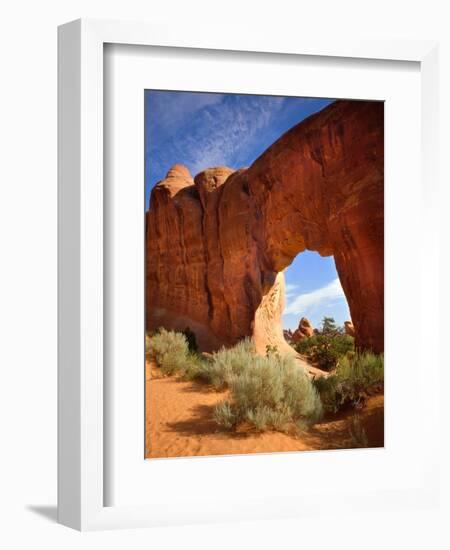 Pine Tree Arch in Arches National Park-Steve Terrill-Framed Photographic Print