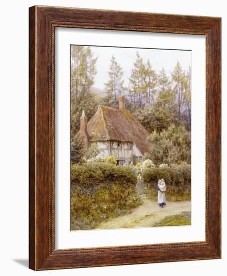 Pine Tree Cottage-Helen Allingham-Framed Giclee Print