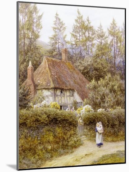 Pine Tree Cottage-Helen Allingham-Mounted Giclee Print