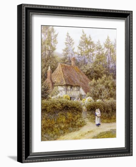 Pine Tree Cottage-Helen Allingham-Framed Giclee Print