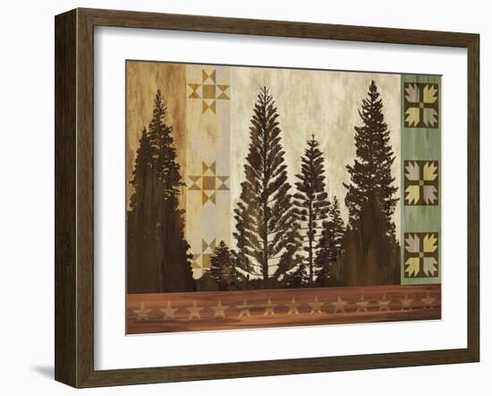 Pine Trees Lodge II-Tania Bello-Framed Giclee Print