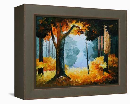 Pine Wood-Leonid Afremov-Framed Stretched Canvas