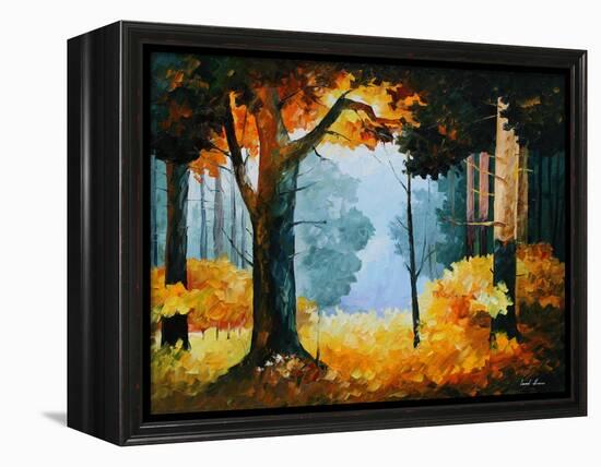 Pine Wood-Leonid Afremov-Framed Stretched Canvas