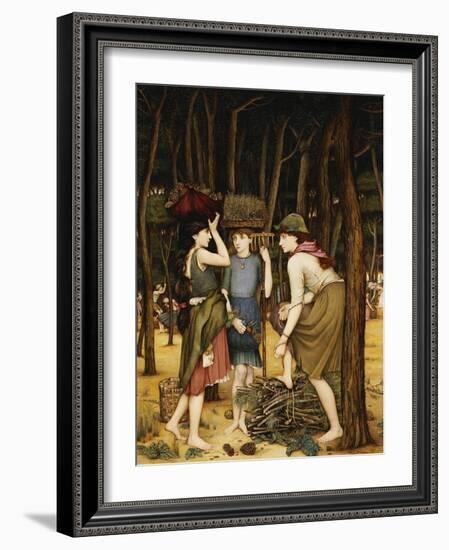 Pine Woods at Viareggio-John Roddam Spencer Stanhope-Framed Giclee Print