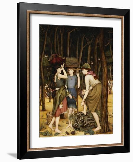 Pine Woods at Viareggio-John Roddam Spencer Stanhope-Framed Giclee Print