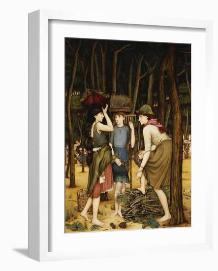 Pine Woods at Viareggio-John Roddam Spencer Stanhope-Framed Giclee Print