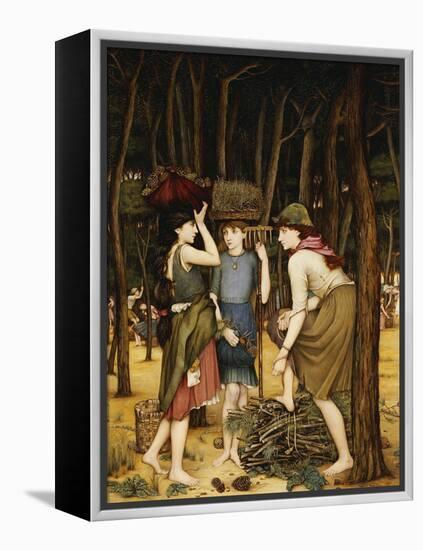 Pine Woods at Viareggio-John Roddam Spencer Stanhope-Framed Premier Image Canvas