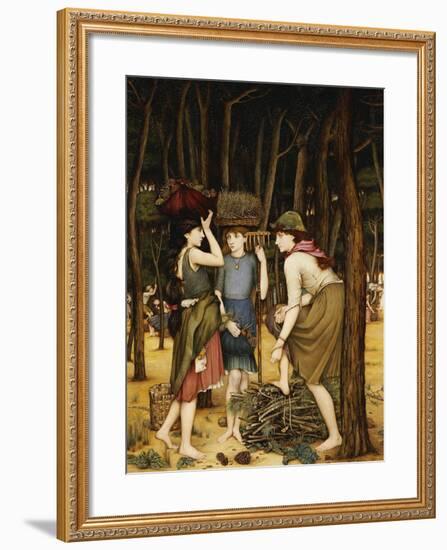 Pine Woods at Viareggio-John Roddam Spencer Stanhope-Framed Giclee Print