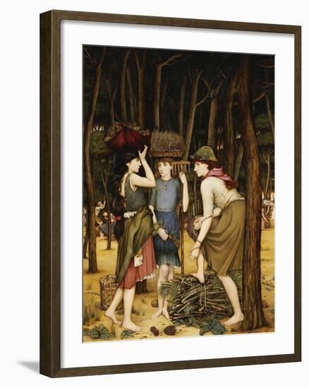 Pine Woods at Viareggio-John Roddam Spencer Stanhope-Framed Giclee Print