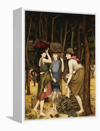 Pine Woods at Viareggio-John Roddam Spencer Stanhope-Framed Premier Image Canvas