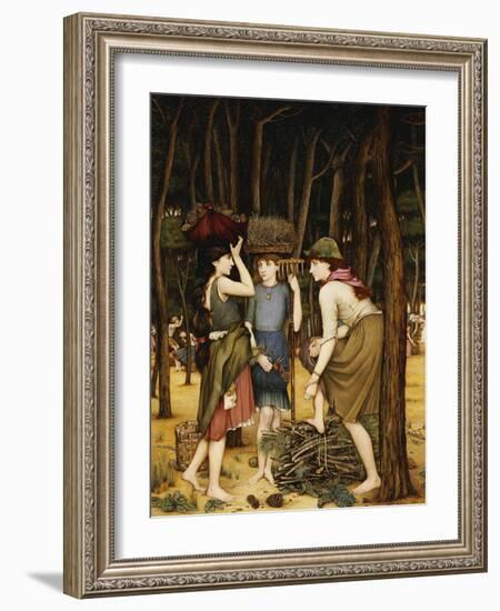 Pine Woods at Viareggio-John Roddam Spencer Stanhope-Framed Giclee Print