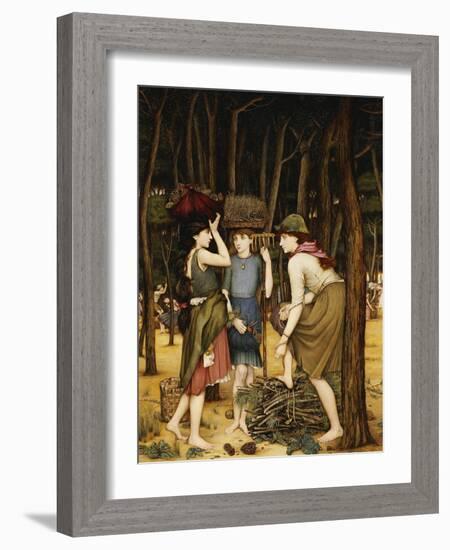 Pine Woods at Viareggio-John Roddam Spencer Stanhope-Framed Giclee Print