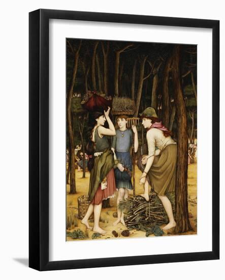 Pine Woods at Viareggio-John Roddam Spencer Stanhope-Framed Giclee Print