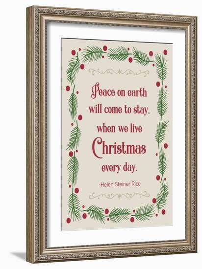 Pine Xmas 2-Melody Hogan-Framed Art Print