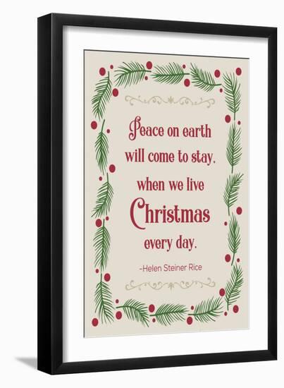 Pine Xmas 2-Melody Hogan-Framed Art Print