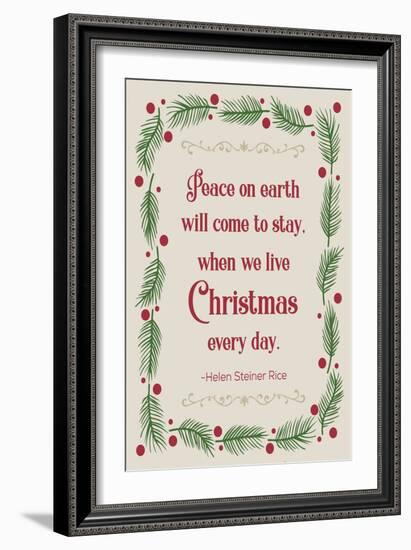 Pine Xmas 2-Melody Hogan-Framed Art Print