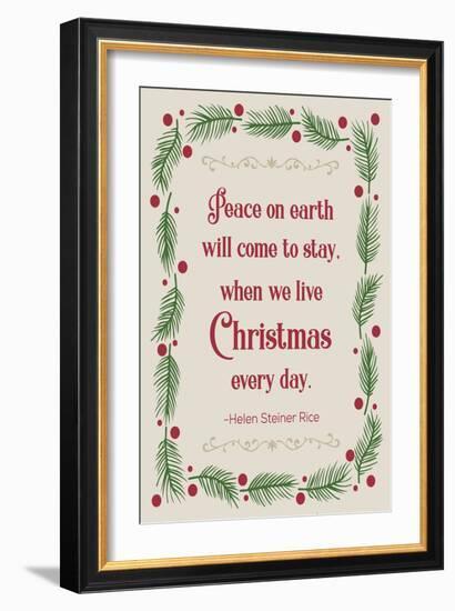 Pine Xmas 2-Melody Hogan-Framed Art Print