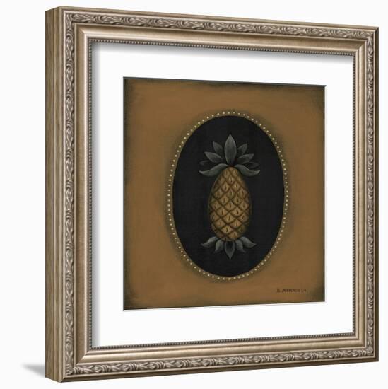 Pineapple 04-Barbara Jeffords-Framed Art Print