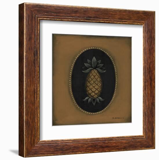 Pineapple 04-Barbara Jeffords-Framed Art Print