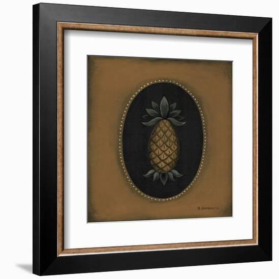 Pineapple 04-Barbara Jeffords-Framed Art Print