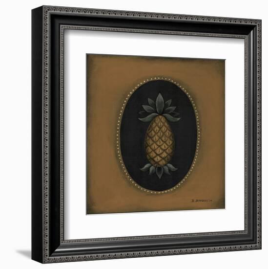 Pineapple 04-Barbara Jeffords-Framed Art Print