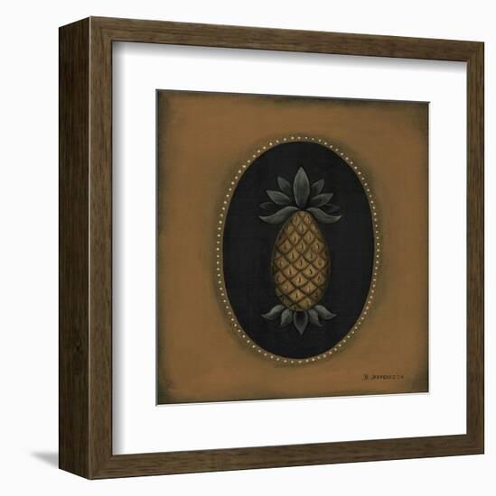 Pineapple 04-Barbara Jeffords-Framed Art Print